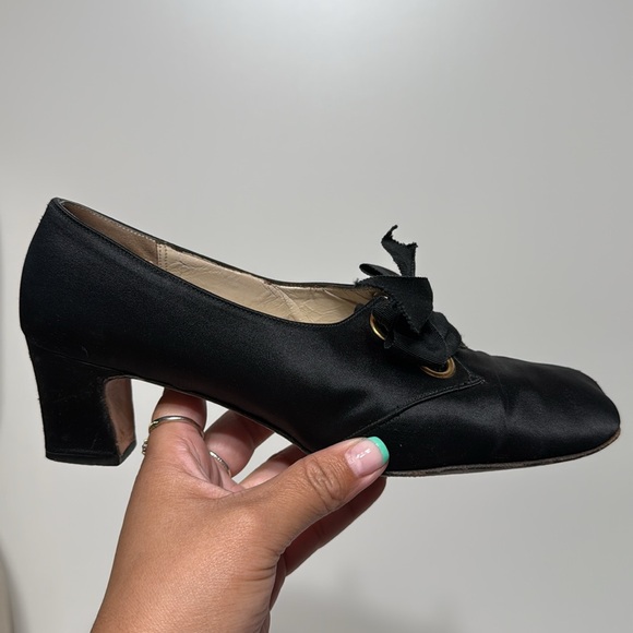 Del Arte Shoes Shoes - Vintage Rare Del Arte Shoes Satin Ballet Style Heels